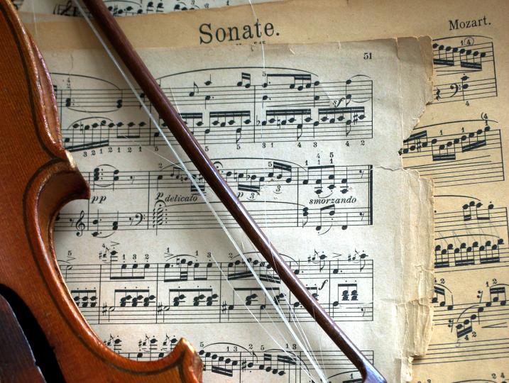 Musique, violon, sonate