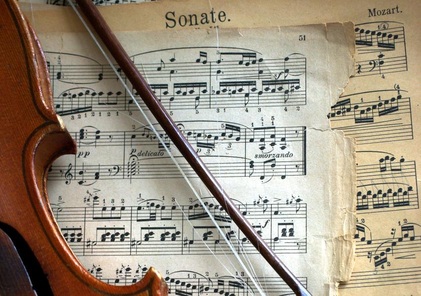 Musique, violon, sonate