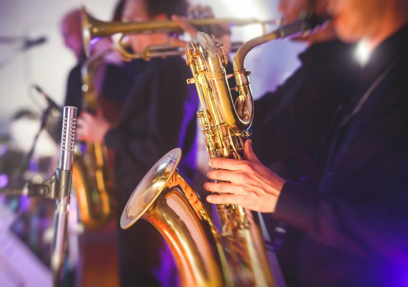 Musique, big band, saxophone
