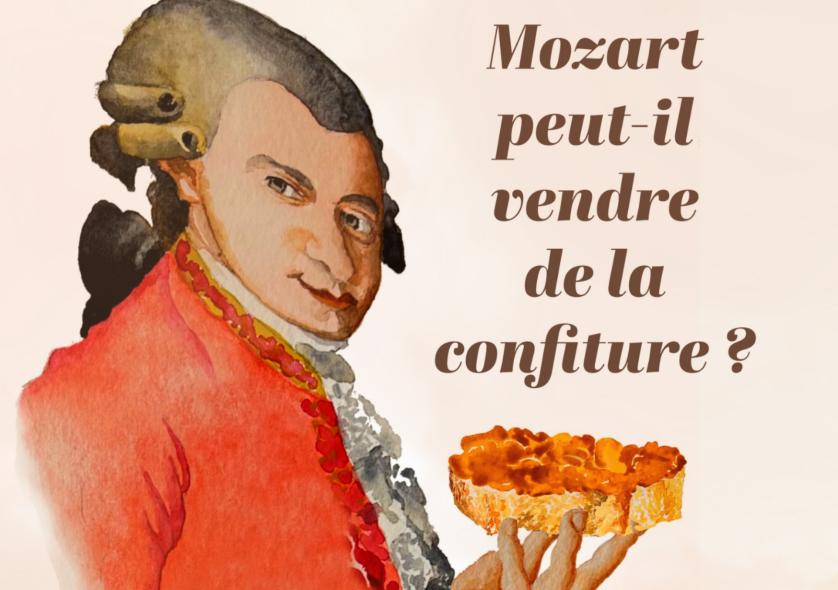 Affiche représentant Mozart