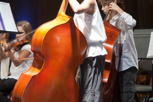 Musique, contrebasse
