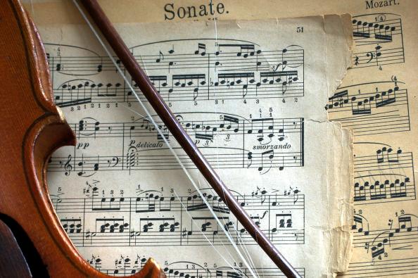 Musique, violon, sonate