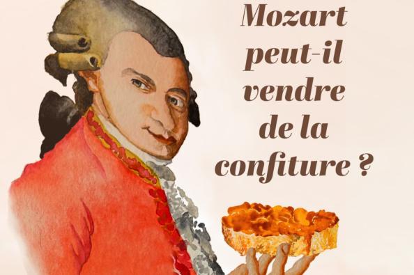Affiche représentant Mozart
