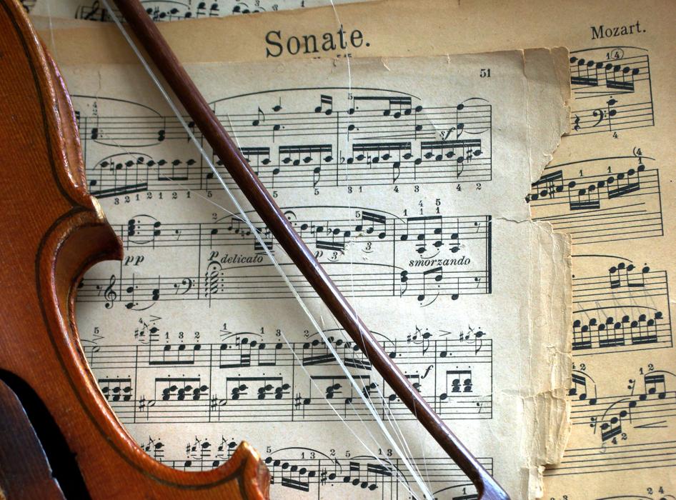 Musique, violon, sonate