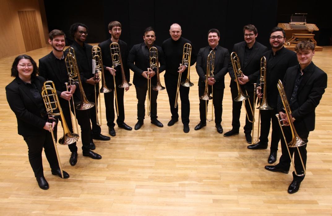 Photo de l'ensemble de trombones de l'IESM