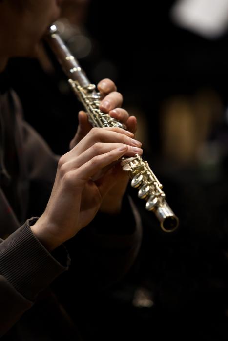Musique, flûte traversière