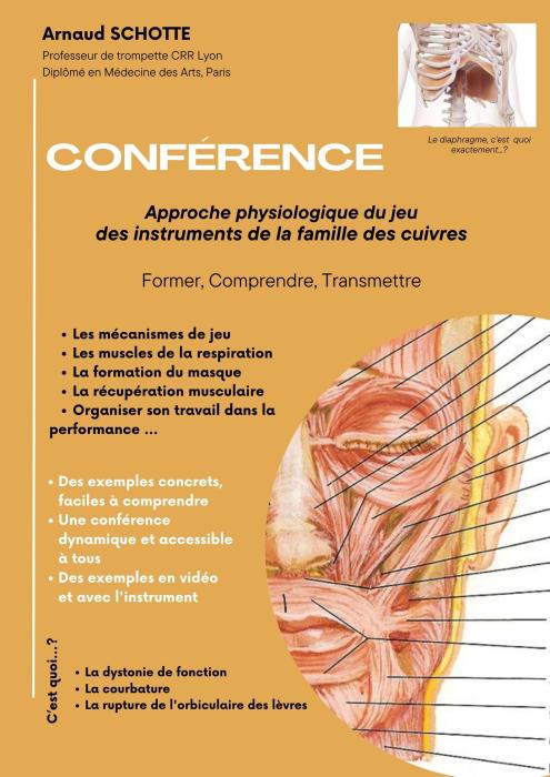 Affiche conférence Arnaud Schotté
