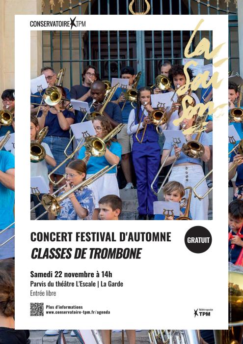 Affiche concert classes de trombone Affiche concert classes de trombone