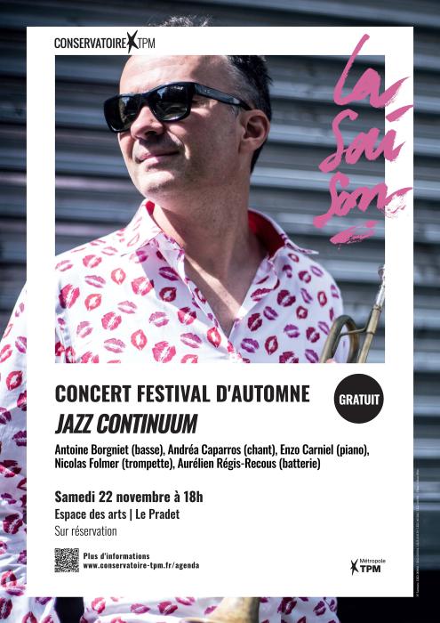 Affiche concert Jazz continuum Affiche concert Jazz continuum