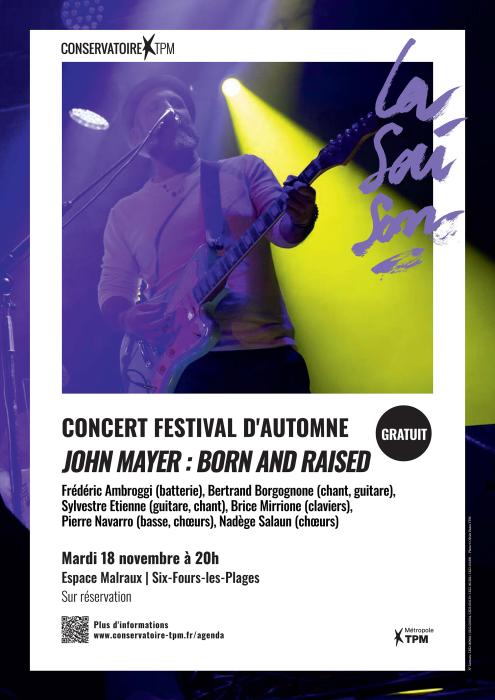 Affiche concert John Mayer Affiche concert John Mayer