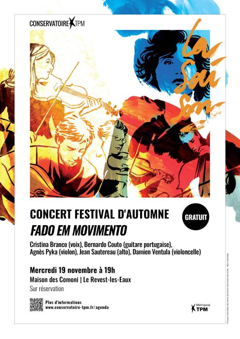 Affiche concert Fado em movimento Affiche concert Fado em movimento