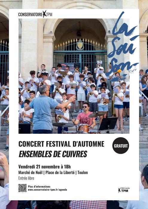 Affiche concert ensembles de cuivres Affiche concert ensembles de cuivres