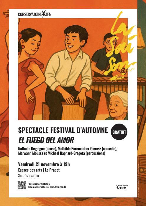 Affiche spectacle El fuego del amor Affiche spectacle El fuego del amor