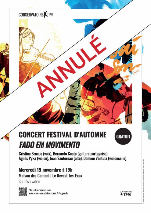 Affiche concert Fado em movimento