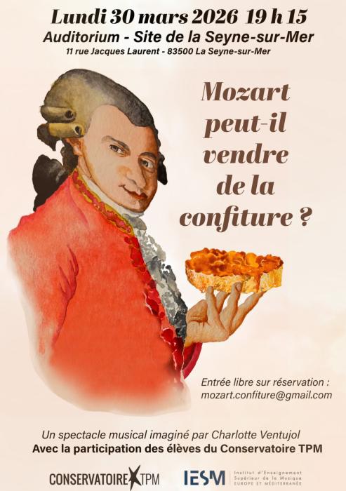 Affiche représentant Mozart